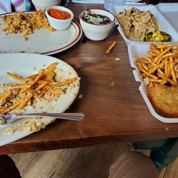 Jose Tejas - Aftermath of boxing our own food to go - those fries were beyond terrible. - Tex-Mex Near Me - Fairfield, New Jersey Jose Tejas - Aftermath of boxing our own food to go - those fries were beyond terrible. - Tex-Mex Near Me - Fairfield, New Jersey