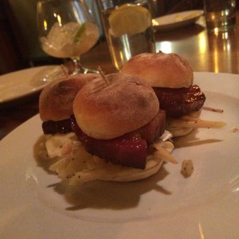 Sycamore - Pork belly sliders!!!! - New American Near Me - Columbia, Missouri Sycamore - Pork belly sliders!!!! - New American Near Me - Columbia, Missouri