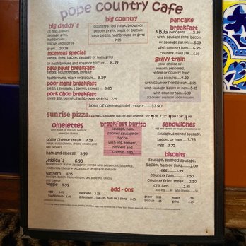 Pope Country Cafe - Menu - Cafes Near Me - Pope, Mississippi Pope Country Cafe - Menu - Cafes Near Me - Pope, Mississippi