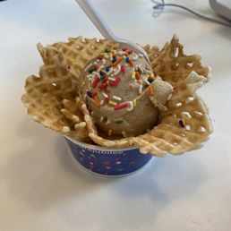 Fresh Waffle Cone & cold brew coffee ice cream Fresh Waffle Cone & cold brew coffee ice cream