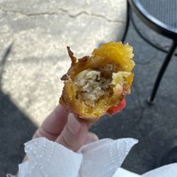 Best Fish Taco In Ensenada - Up close and personal with the inside of a Taquito (kind of had an eggroll vibe!)