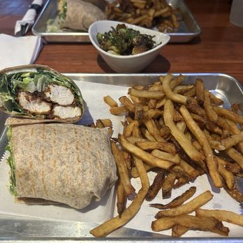 Riverside Taphouse - Caesar wrap with fries - American Near Me - Baltimore, Maryland