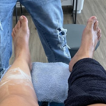 VIP Nails & Lash - That's how much lotion was still on my leg when he threw the towels on. - Nail Salons Near Me - Thornton, Colorado