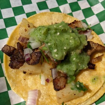 Chave Tacos - Pastor ($3) - 4 stars. Great flavor & crisp. Sun lunch 2021-09-12 - Tacos Near Me - San Francisco, California Chave Tacos - Pastor ($3) - 4 stars. Great flavor & crisp. Sun lunch 2021-09-12 - Tacos Near Me - San Francisco, California