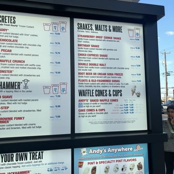 Andy's Frozen Custard - Ice Cream & Frozen Yogurt Near Me - San Antonio, Texas Andy's Frozen Custard - Ice Cream & Frozen Yogurt Near Me - San Antonio, Texas