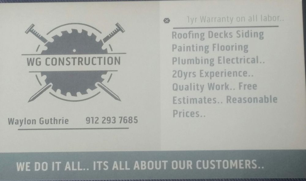 Slide of Wg-Construction