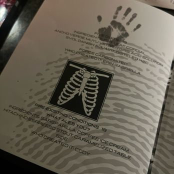 Thyme Bar - Example of menu page - Cocktail Bars Near Me - New York, New York Thyme Bar - Example of menu page - Cocktail Bars Near Me - New York, New York