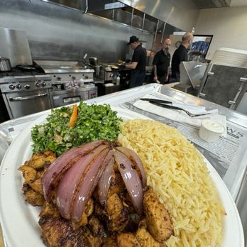 De Babel - Chicken Tawook Plate Taboulih Side Babel Rice - Mediterranean Near Me - Scottsdale, Arizona De Babel - Chicken Tawook Plate Taboulih Side Babel Rice - Mediterranean Near Me - Scottsdale, Arizona