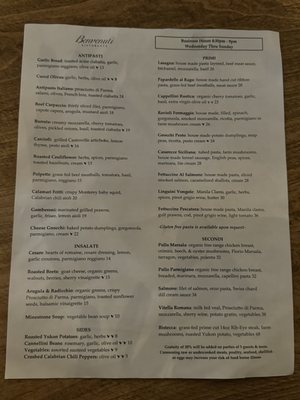 Menu photo 8 Benvenuti Ristorante Walnut Creek, CA Menu photo 8 Benvenuti Ristorante Walnut Creek, CA