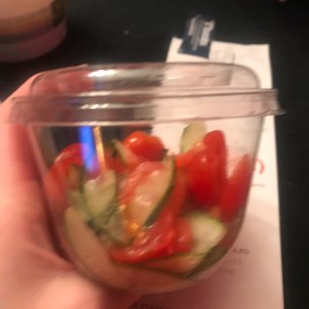 Panera Bread - The tomato basil cucumber salad that was mostly tomatoes, no basil and barely any cucumber. - Sandwiches Near Me - Aventura, Florida