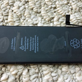 Custom iPhones & Repairs - I took my iphone 6 in for a battery replacement. This is a picture of the "new" battery. - Electronics Repair Near Me - Redondo Beach, California Custom iPhones & Repairs - I took my iphone 6 in for a battery replacement. This is a picture of the "new" battery. - Electronics Repair Near Me - Redondo Beach, California