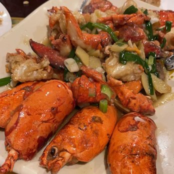 Din Ho Chinese BBQ - Double Lobster with XO Sauce - Barbeque Near Me - Austin, Texas Din Ho Chinese BBQ - Double Lobster with XO Sauce - Barbeque Near Me - Austin, Texas