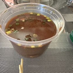 Fuji Restaurant - Black miso soup?