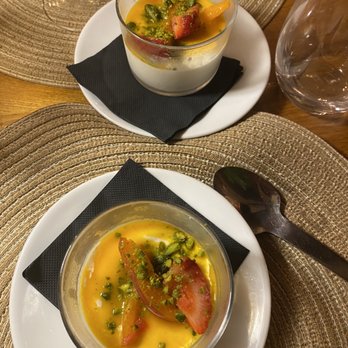 La Paloma - Desserts: Panna Cotta ... such a refreshing way to end your your meal and cleaning the palate. - Spanish Near Me - Palma, PM