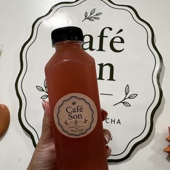 Cafe Son - Bottle Strawberry Lemonade - Coffee & Tea Near Me - Paramount, California Cafe Son - Bottle Strawberry Lemonade - Coffee & Tea Near Me - Paramount, California