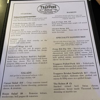 Trappers Saloon - As of 9/22/24 - New American Near Me - Eureka, Montana