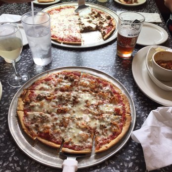 Maricio's in Barton - Lasagna pizza! - Italian Near Me - West Bend, Wisconsin