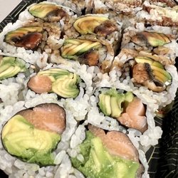 Sushi Ren - Salmon Roll, Eel Avocado Roll and Salmon Skin Roll
