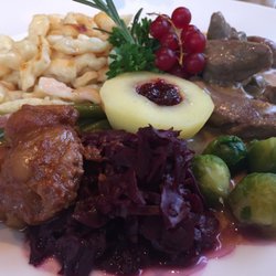 Restaurant Rebstock - Venison dish of the day