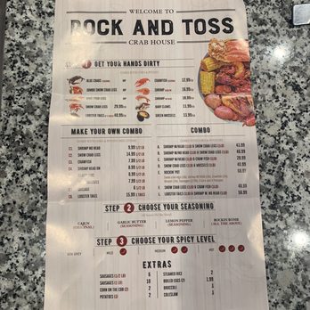 Rock & Toss Crab House - Menu - Seafood Near Me - Upper Marlboro, Maryland Rock & Toss Crab House - Menu - Seafood Near Me - Upper Marlboro, Maryland