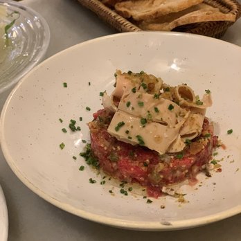 Bar del Pla - Steak Tartare with foie gras - Tapas Bars Near Me - Barcelona, B Bar del Pla - Steak Tartare with foie gras - Tapas Bars Near Me - Barcelona, B