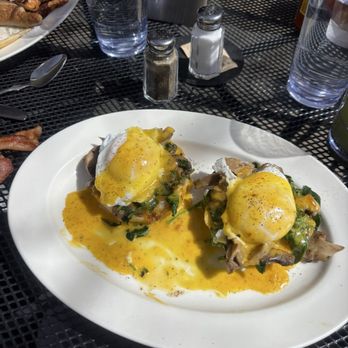 Bread+Salt - Mushroom Mushrooms Forever!  Benedict - Breakfast & Brunch Near Me - Frisco, Colorado
