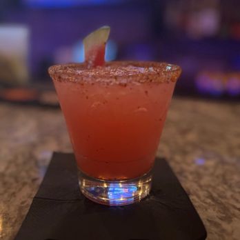 La Mejikana - a margarita with a slice of watermelon - Mexican Near Me - Chicago, Illinois
