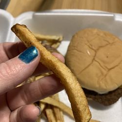 Uncle Ray’s - Home fries that were seasoned perfectly! The burger in the back ground is huge even though it doesn't look it in the picture!