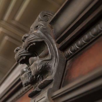 Remington Drug - Lions head accents as part of the original pharmacy cabinetry - Drugstores Near Me - Remington, Virginia Remington Drug - Lions head accents as part of the original pharmacy cabinetry - Drugstores Near Me - Remington, Virginia