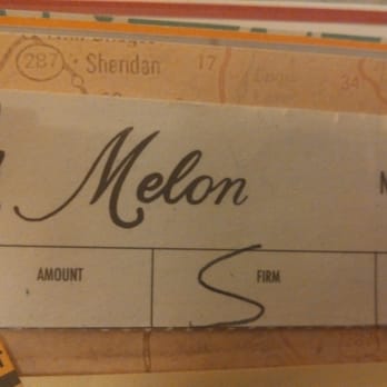 J.G. Melon - Our check stub - American Near Me - New York, New York