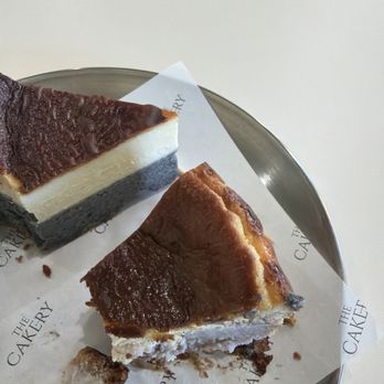 The Cakery Cafe - Black sesame and ube cheese cake - Sandwiches Near Me - San Diego, California