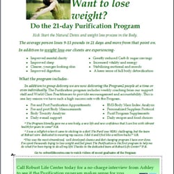 Robust Life Center - 21-Day Purification Program