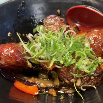 The Ginger Pig - Di San Xian - Three Treasures from the Earth (on the sweet side and not spicy) - Chinese Near Me - Denver, Colorado