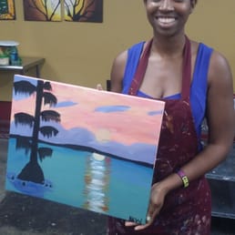 Louisiana sunsets. It was really easy and I had a great time!
