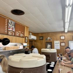 Johnson's Drive In Restaurant - Counter and grill area