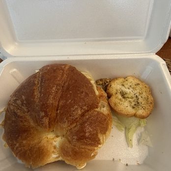 Cafe de Paris Bakery - Bacon, egg & cheese on croissant - Bakeries Near Me - Indian Rocks Beach, Florida
