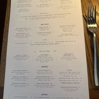 Credence - Menu - New American Near Me - Houston, Texas Credence - Menu - New American Near Me - Houston, Texas