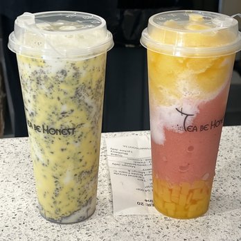 Tea Be Honest - Messy Oreo brûlée and strawberry with jellies... - Coffee & Tea Near Me - Palm Desert, California Tea Be Honest - Messy Oreo brûlée and strawberry with jellies... - Coffee & Tea Near Me - Palm Desert, California