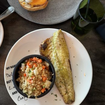 Crazy About You - Cauliflower rice and blackened fish - Mediterranean Near Me - Miami, Florida