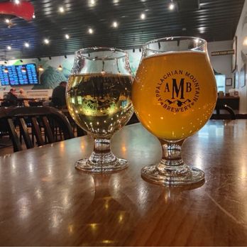 Appalachian Mountain Brewery - Brewery and some brews Apple quilt and keyless me cider - Breweries Near Me - Mills River, North Carolina