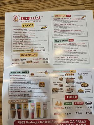 Menu photo 2 Naan Twist Taco Twist Antelope, CA