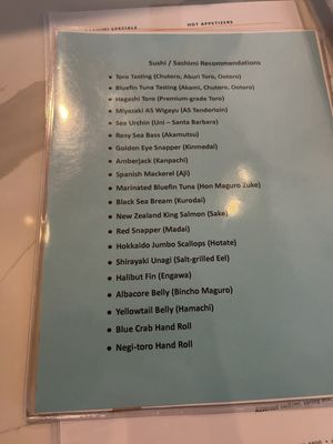 Menu photo 2 Kihon Long Beach, CA