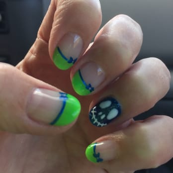 PD Nails - Seahawks Halloween - Nail Salons Near Me - Graham, Washington