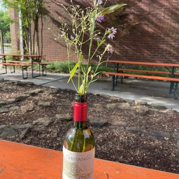 Cork And Cap - Tables outside - Beer, Wine & Spirits Near Me - Aiken, South Carolina Cork And Cap - Tables outside - Beer, Wine & Spirits Near Me - Aiken, South Carolina