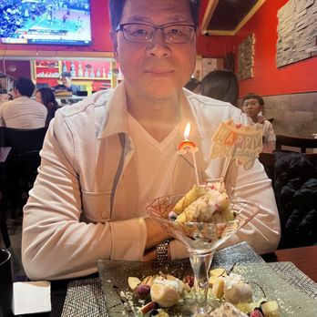 Wayne's Sushi Bistro - My brothers birthday dessert - Sushi Bars Near Me - Pleasanton, California Wayne's Sushi Bistro - My brothers birthday dessert - Sushi Bars Near Me - Pleasanton, California