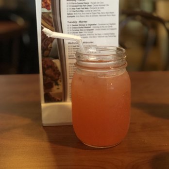Leche Y Miel Restaurant - Strawberry Lemonade ($4) - Comfort Food Near Me - Bronx, New York