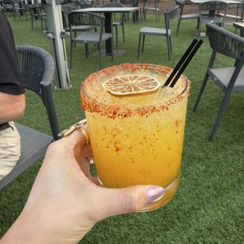 Benny's Coastal Kitchen - Mango chili margarita - Seafood Near Me - Hilton Head Island, South Carolina Benny's Coastal Kitchen - Mango chili margarita - Seafood Near Me - Hilton Head Island, South Carolina