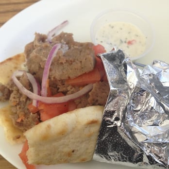 Olympic Cafe - Gyros Sandwich - Yuumm!! - Mediterranean Near Me - San Diego, California