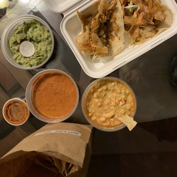 Antique Taco - (2) Potato & Poblano, Guacamole, Creamed Elote, Salsa, Chips - Venues & Event Spaces Near Me - Chicago, Illinois Antique Taco - (2) Potato & Poblano, Guacamole, Creamed Elote, Salsa, Chips - Venues & Event Spaces Near Me - Chicago, Illinois