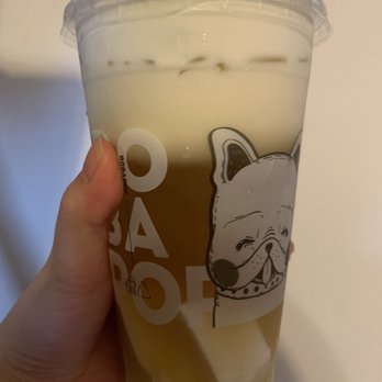 BoBaPoP - jasmine green milk foam tea w/ milk pudding - Coffee & Tea Near Me - San Gabriel, California BoBaPoP - jasmine green milk foam tea w/ milk pudding - Coffee & Tea Near Me - San Gabriel, California